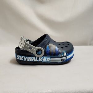 CROCS Star Wars Skywalker Blue Black Clogs (Size C7)